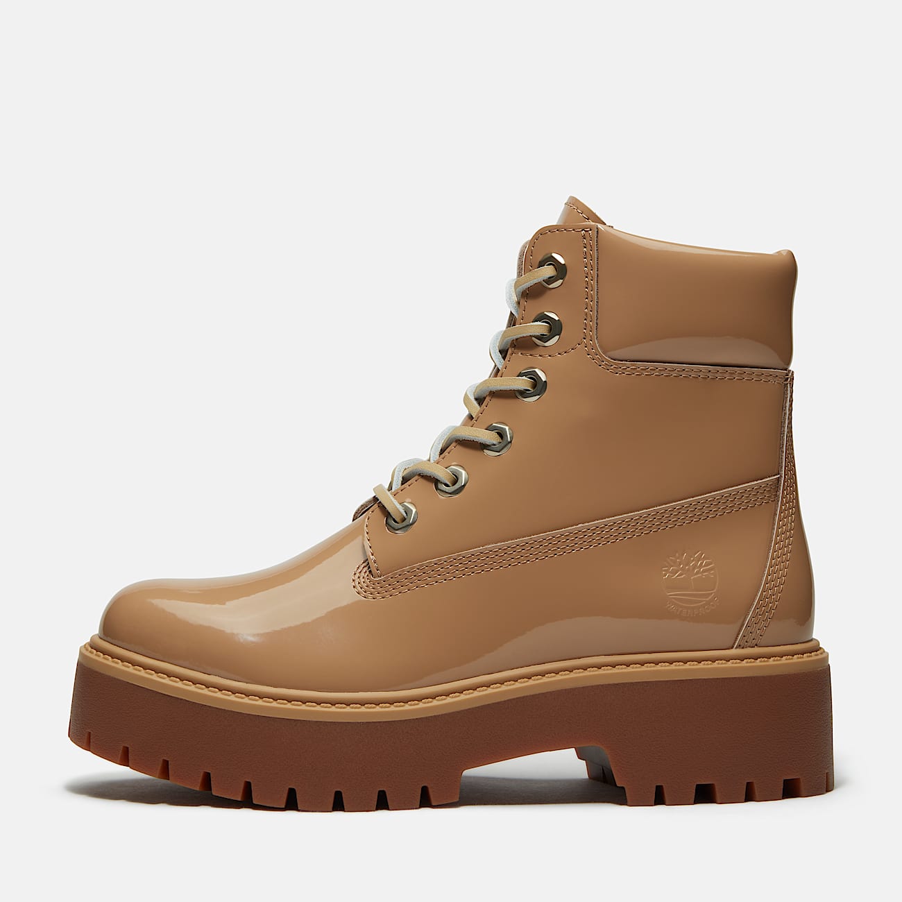 Bota Plataforma Impermeável Stone Street 6-Inch para Mulher em bege - 9