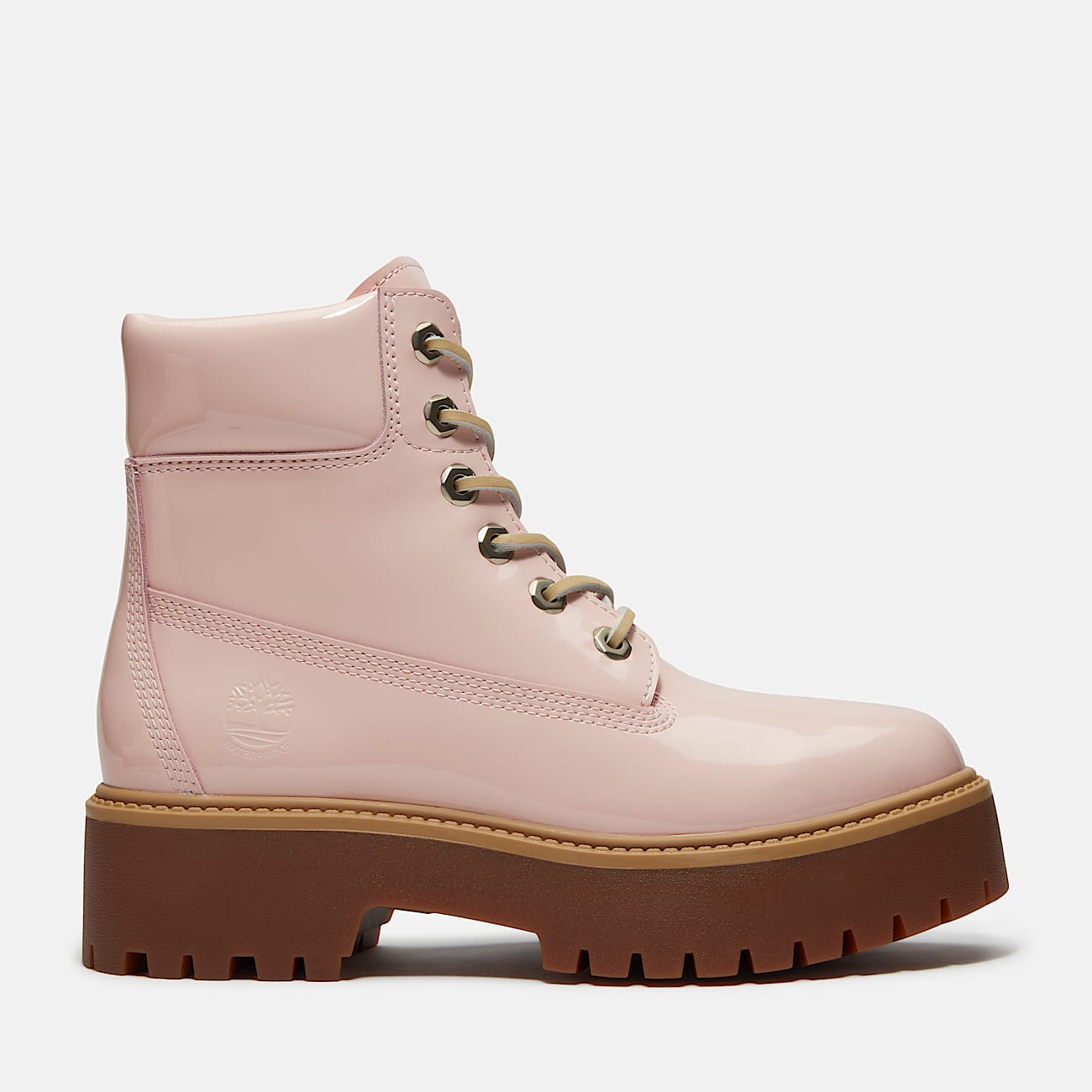 Bota Plataforma Impermeável Stone Street 6-Inch para Mulher em rosa-claro - 1
