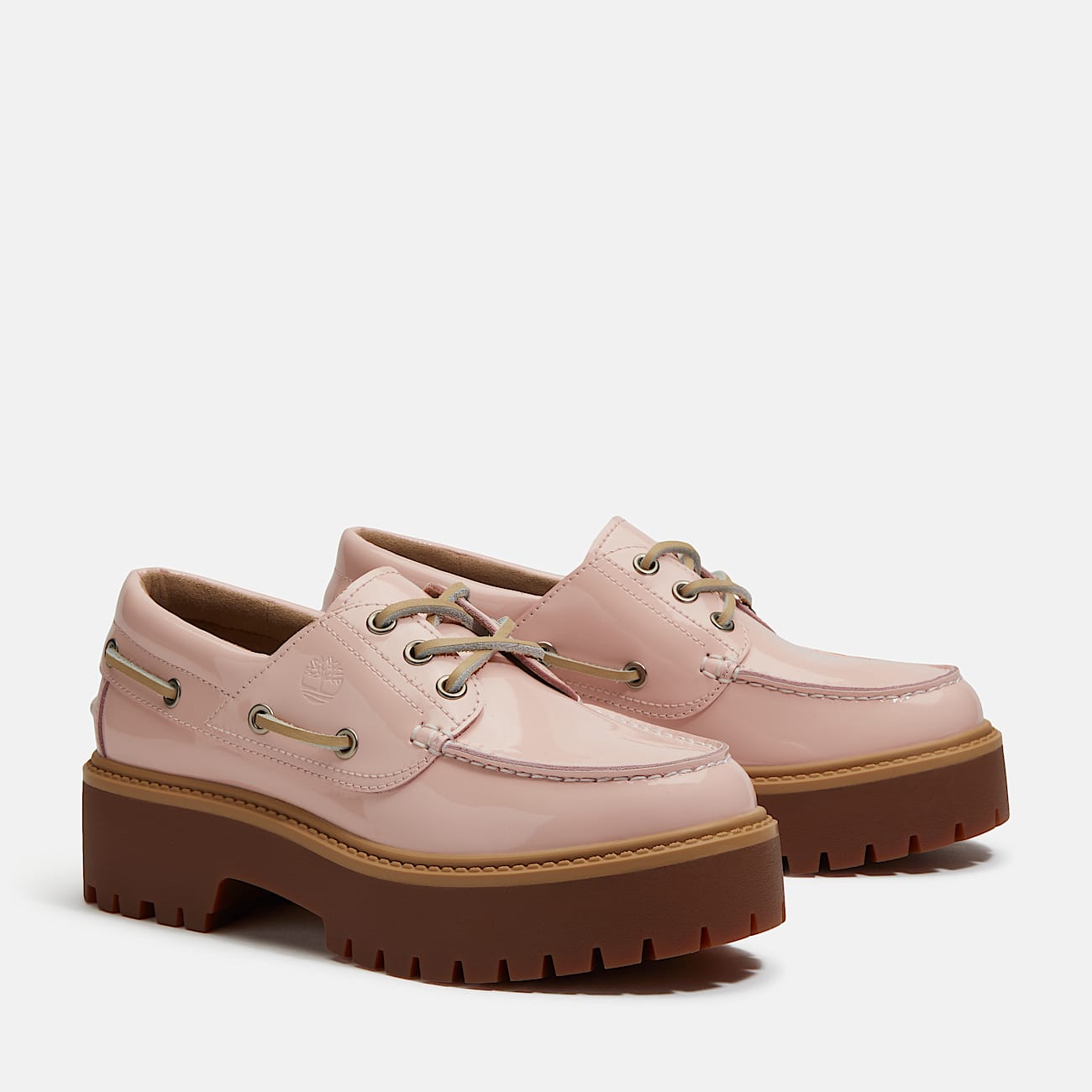 Sapato de Vela Plataforma Stone Street para Mulher em rosa-claro - 4