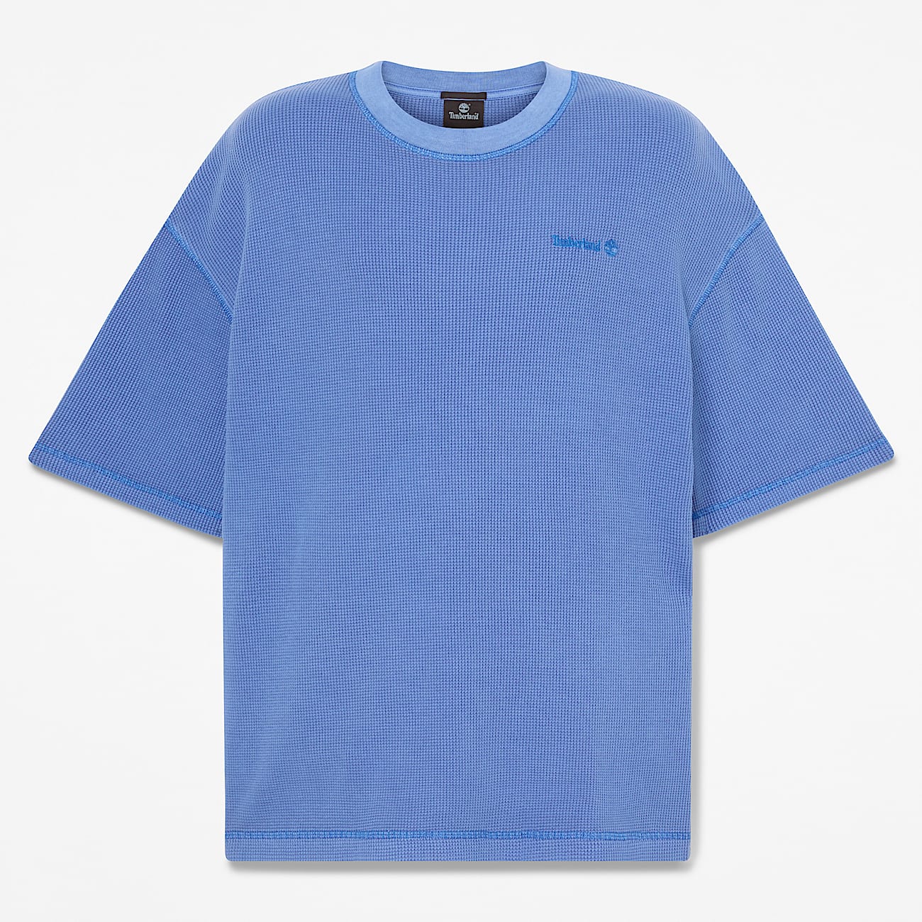 All Gender Waffle T-Shirt in Blue - 1