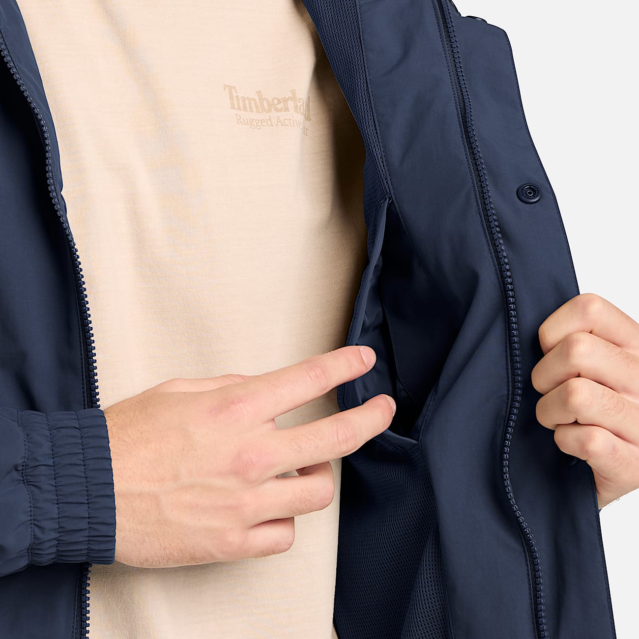 Waterproof Bomber for Men in Dark Blue - 4