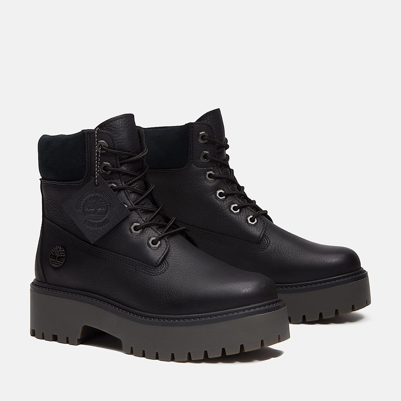 Botas 6-Inch impermeables con plataforma Stone Street para mujer en negro - 4