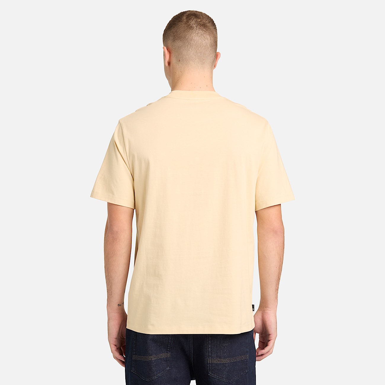 Hampthon Short-Sleeve T-Shirt for Men in Beige - 5