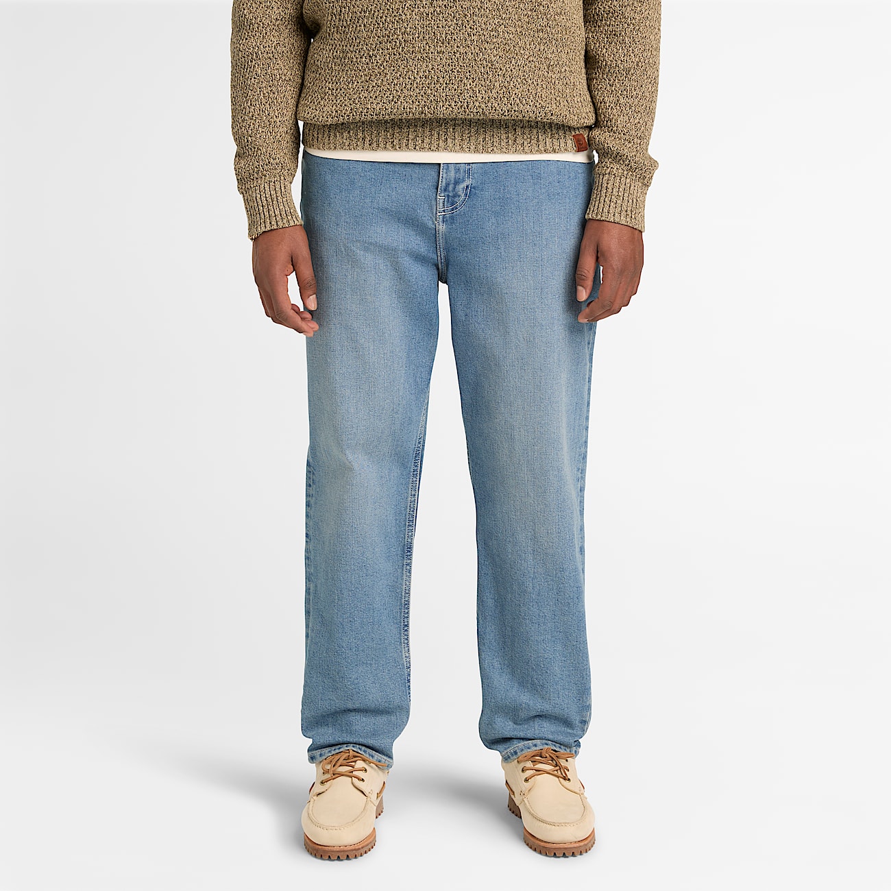Bequeme StretchJeans mit schmal zulaufendem Bein fr Herren in Blau TBL Blau ALT1