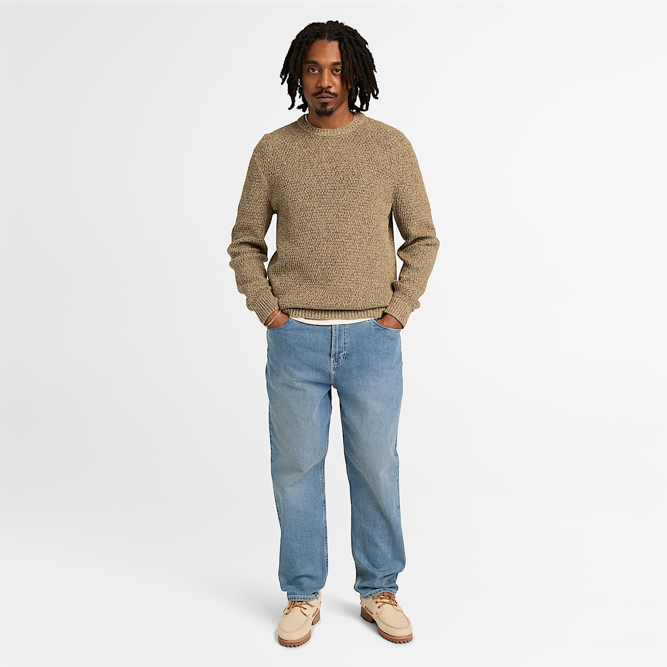 Bequeme StretchJeans mit schmal zulaufendem Bein fr Herren in Blau TBL Blau ALT2