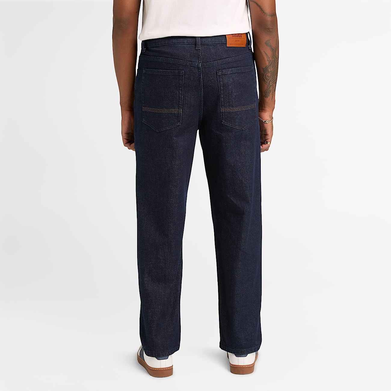 Bequeme StretchJeans mit schmal zulaufendem Bein fr Herren in Blau TBL Blau ALT8