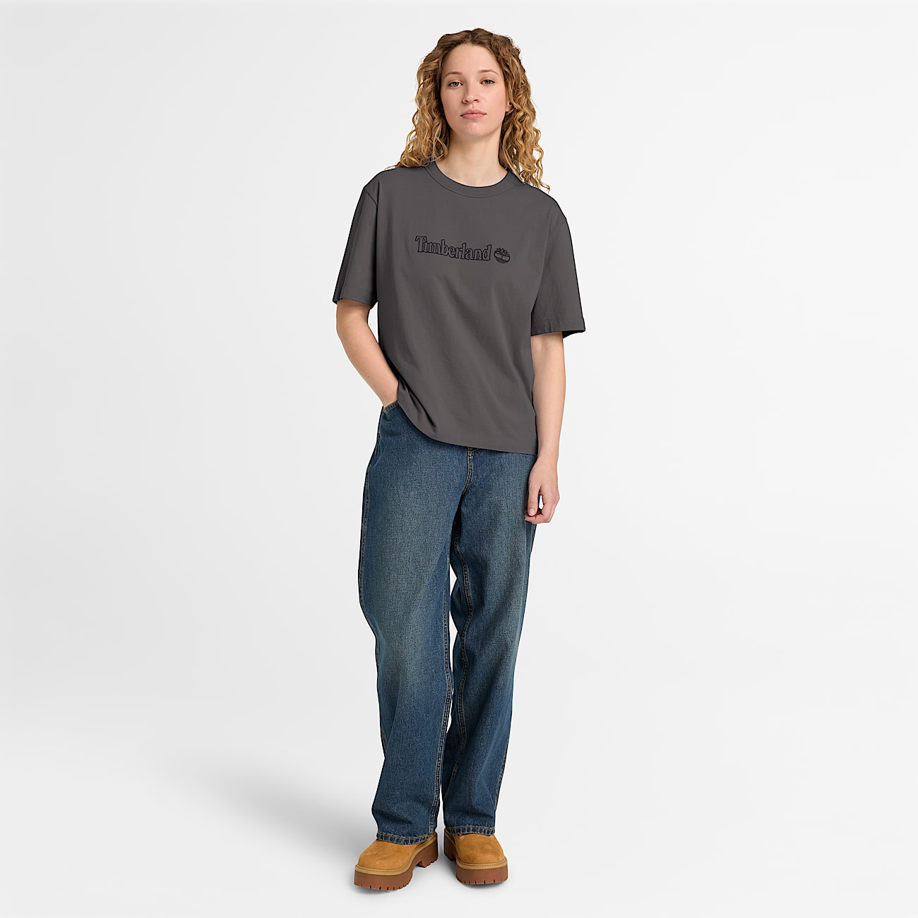 Lush KurzarmTShirt fr Damen in Schwarz TBL Schwarz ALT2