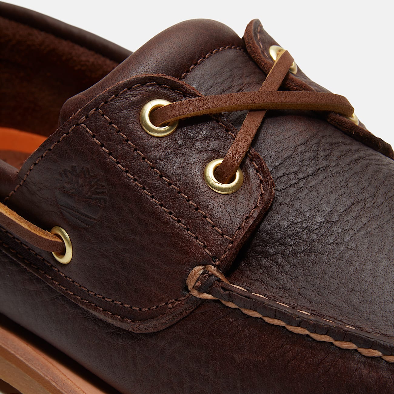 Handgefertigter Bootsschuh fr Herren in Dunkelbraun TBL Braun ALT7