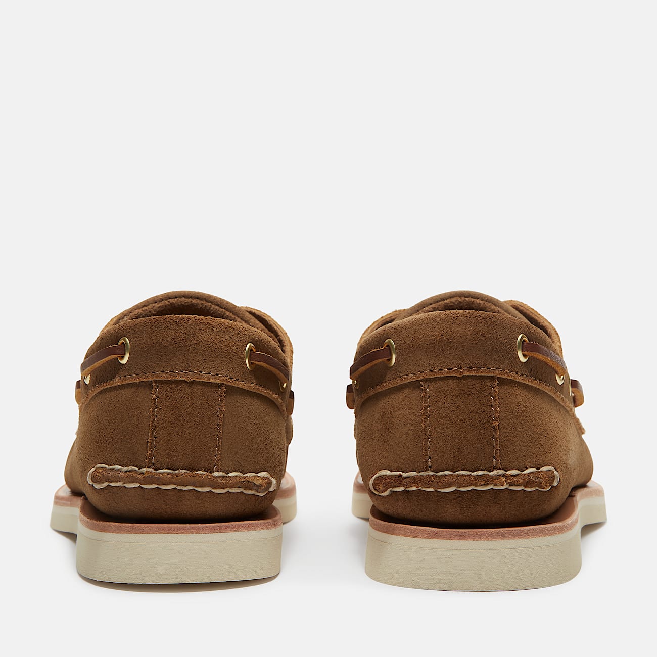 Handgefertigter Bootsschuh für Herren in Beige - 5