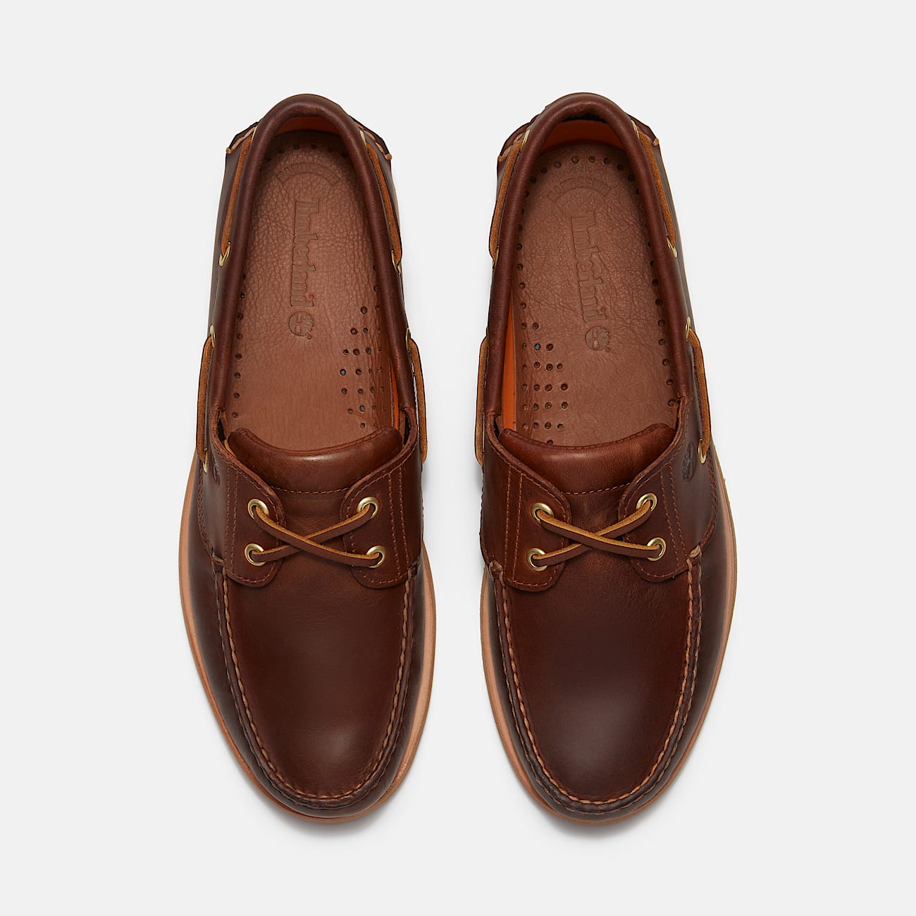 Handgefertigter Bootsschuh fr Herren in Braun TBL Braun ALT2