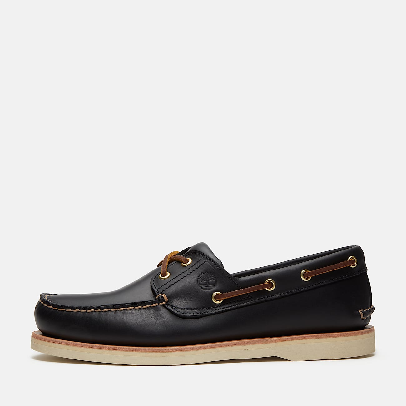 Crafted Boat Shoe for Men in Black TBL Black ALT8