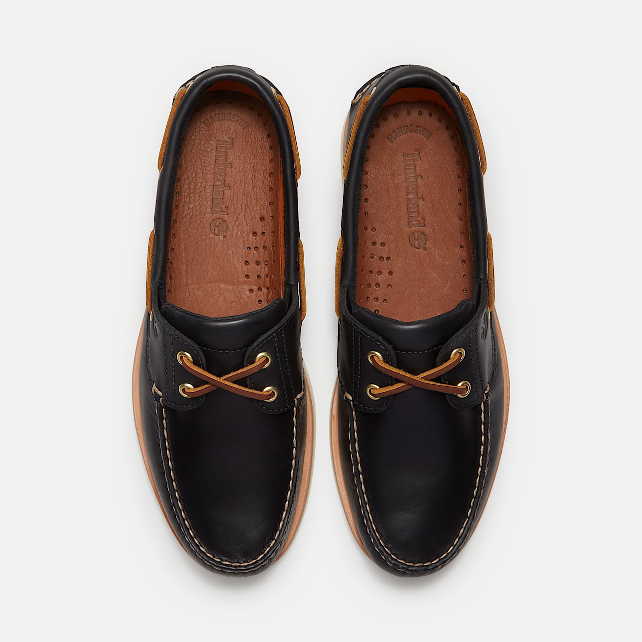 Crafted Boat Shoe for Men in Black TBL Black ALT2