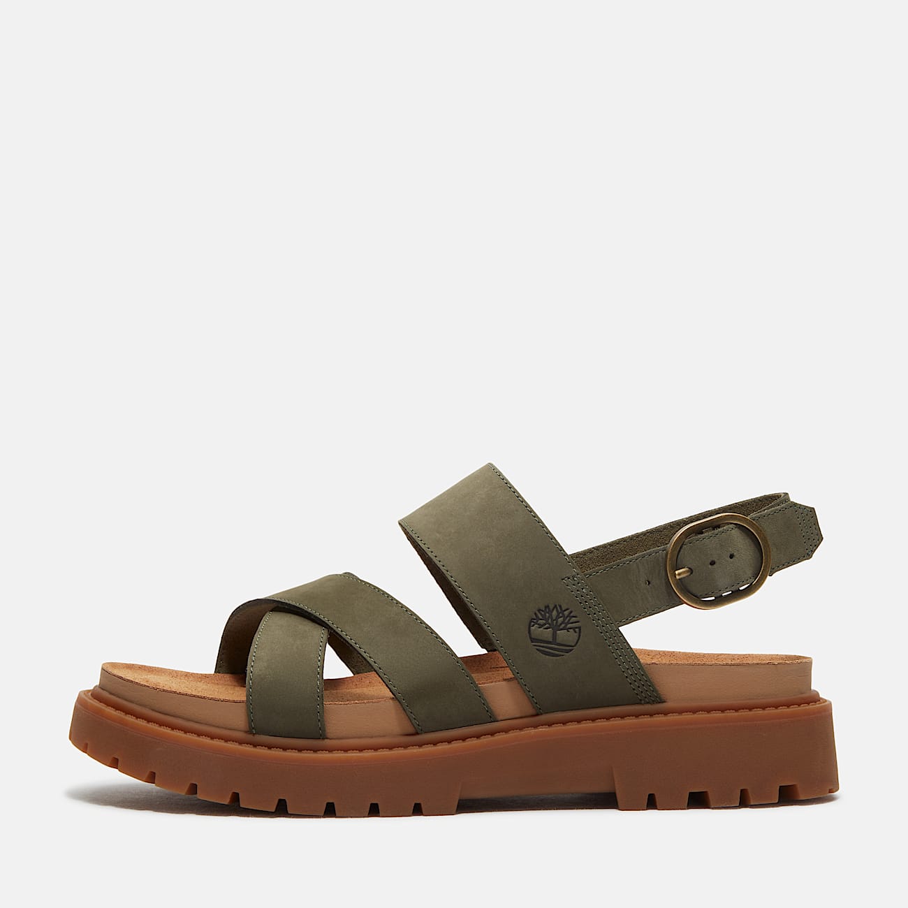 Clairemont Way Backstrap Sandal for Women in Dark Green TBL Green ALT9