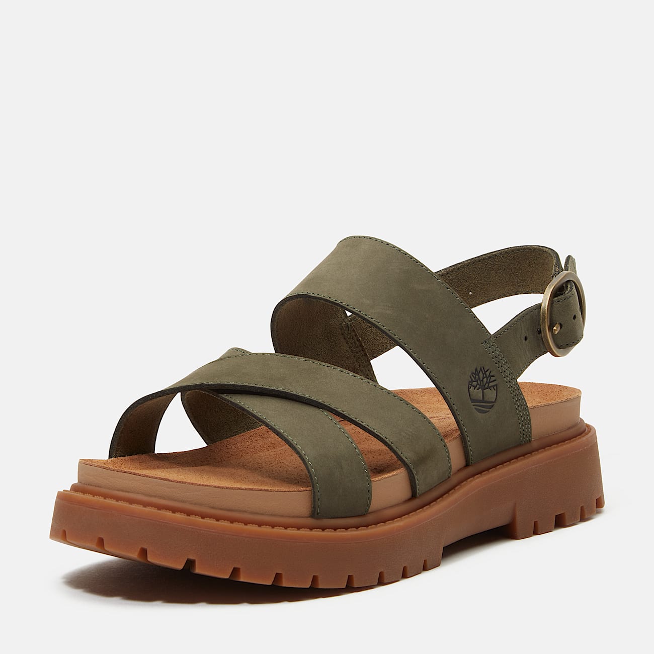 Clairemont Way Backstrap Sandal for Women in Dark Green TBL Green ALT10