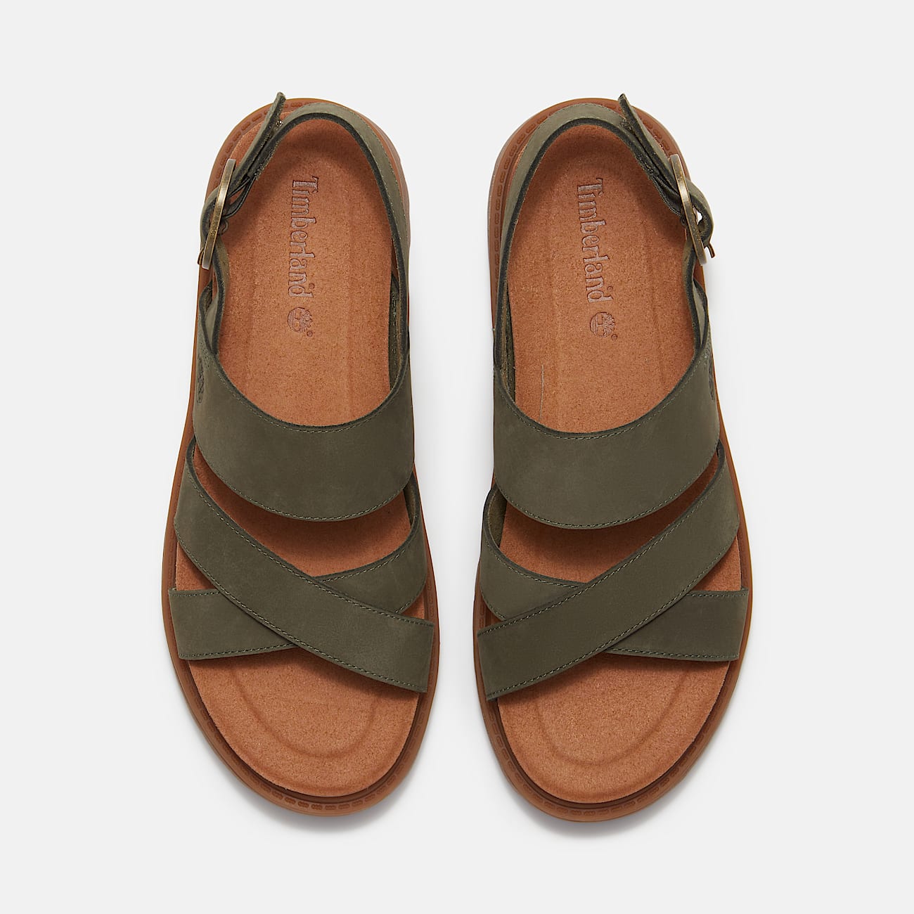 Clairemont Way Backstrap Sandal for Women in Dark Green TBL Green ALT2