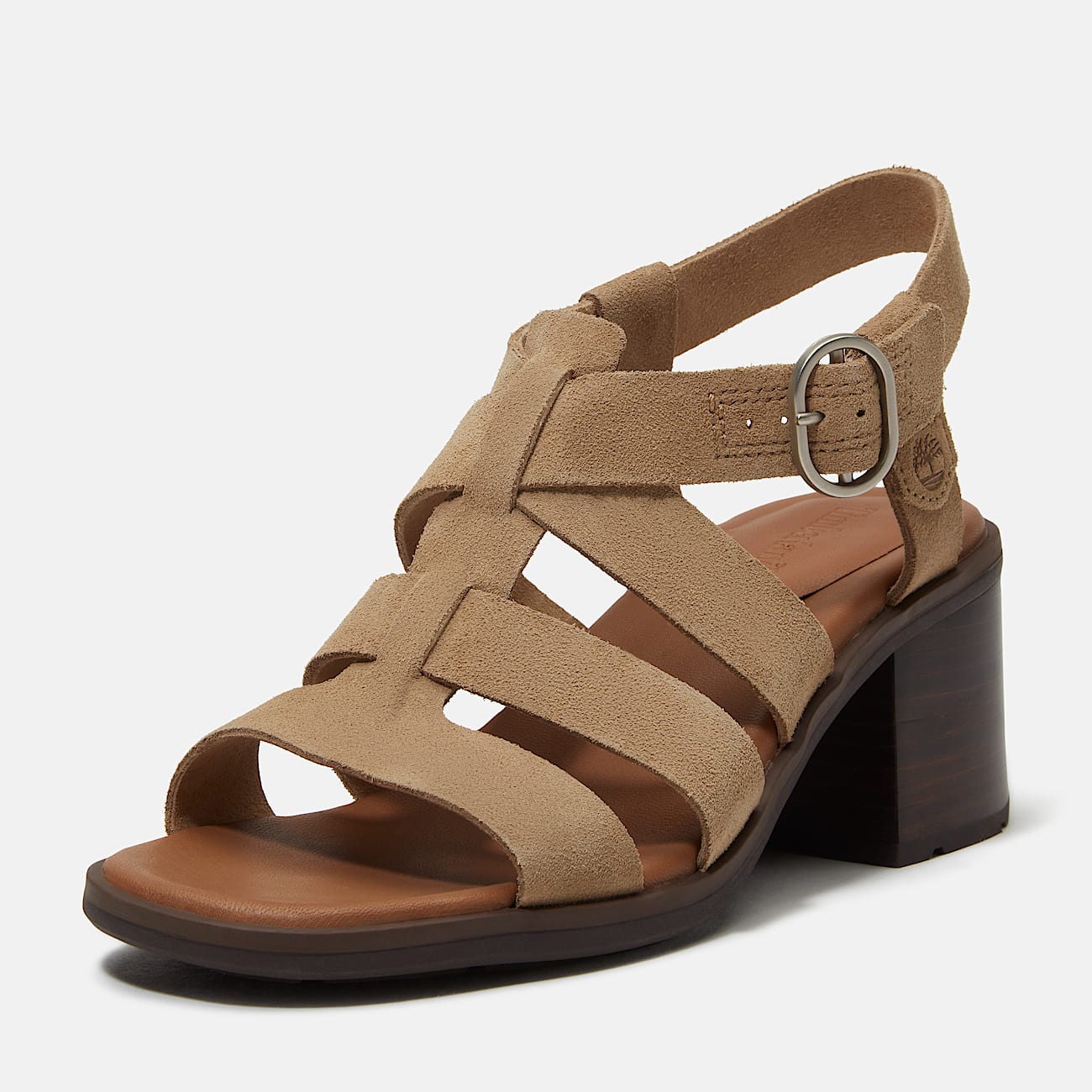 Bellevaux FishermanSandale aus Veloursleder fr Damen in Beige TBL Beige ALT9