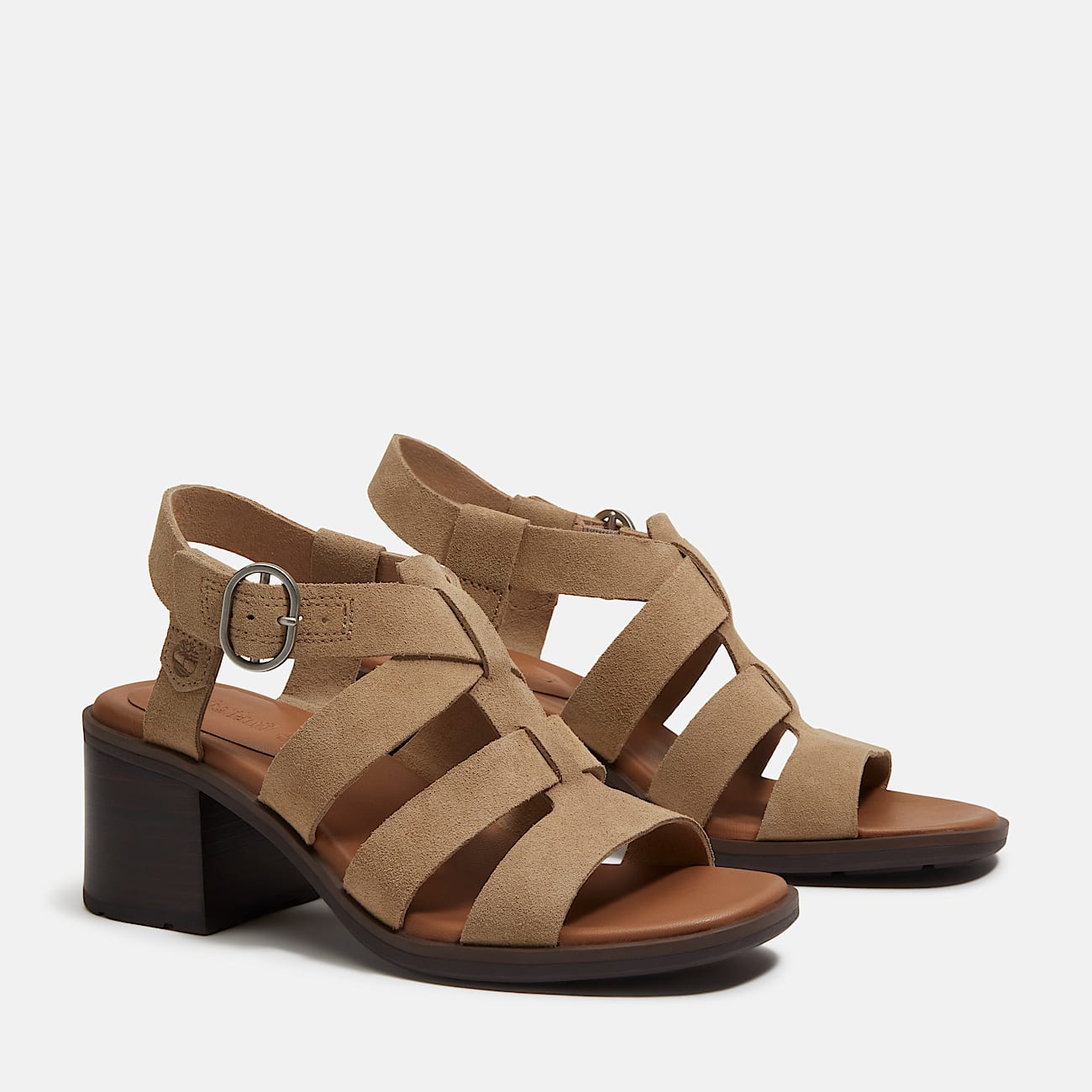 Bellevaux Fisherman-Sandale aus Veloursleder für Damen in Beige - 4