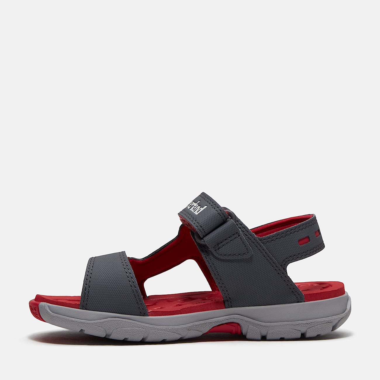 Moss Jump sandal med bagrem til unge i mrkegr TBL Gr ALT6