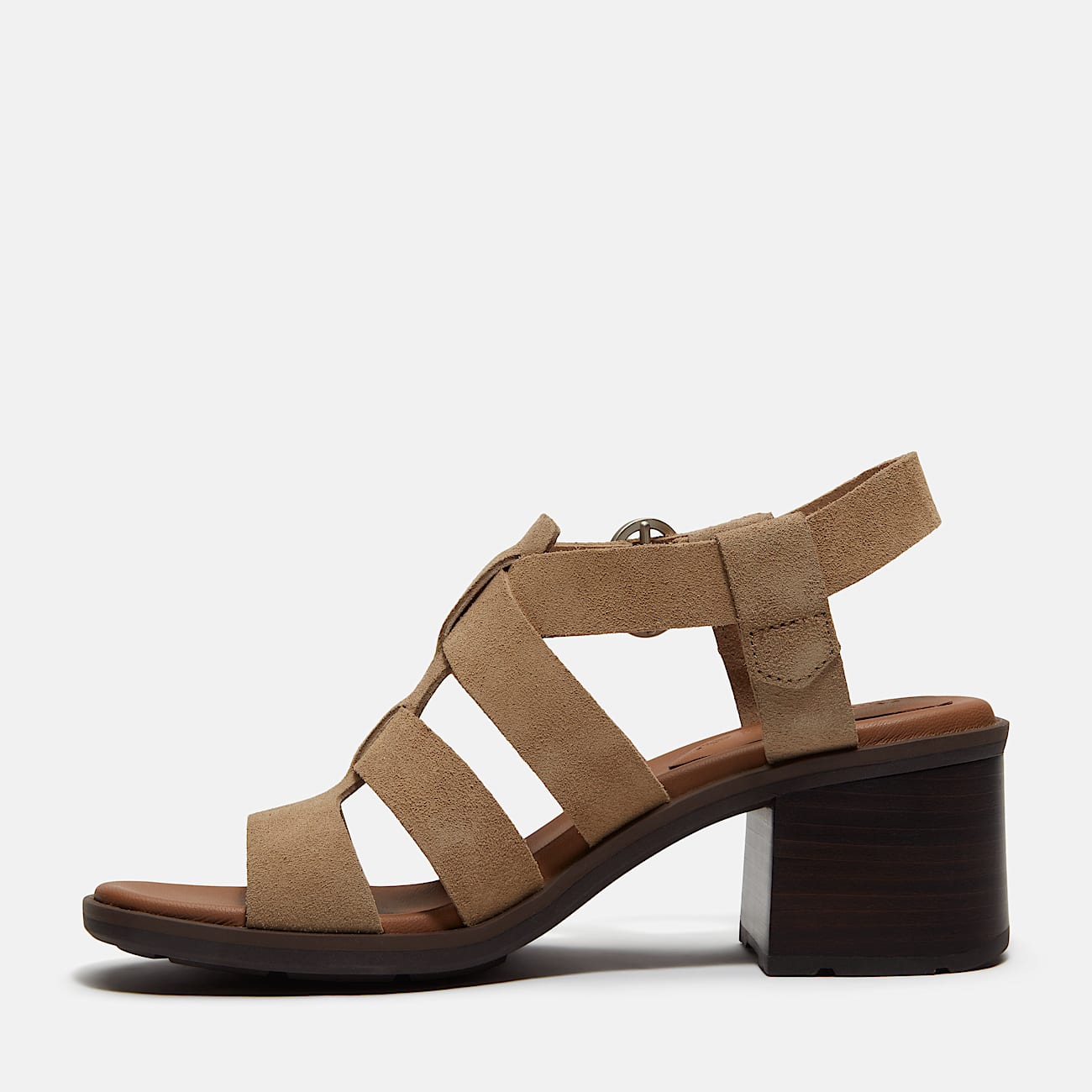 Bellevaux Fisherman-Sandale aus Veloursleder für Damen in Beige - 6