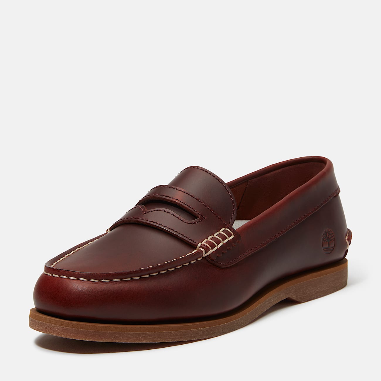 Slip-On Classic Boat Shoe for Women in Burgundy - 9