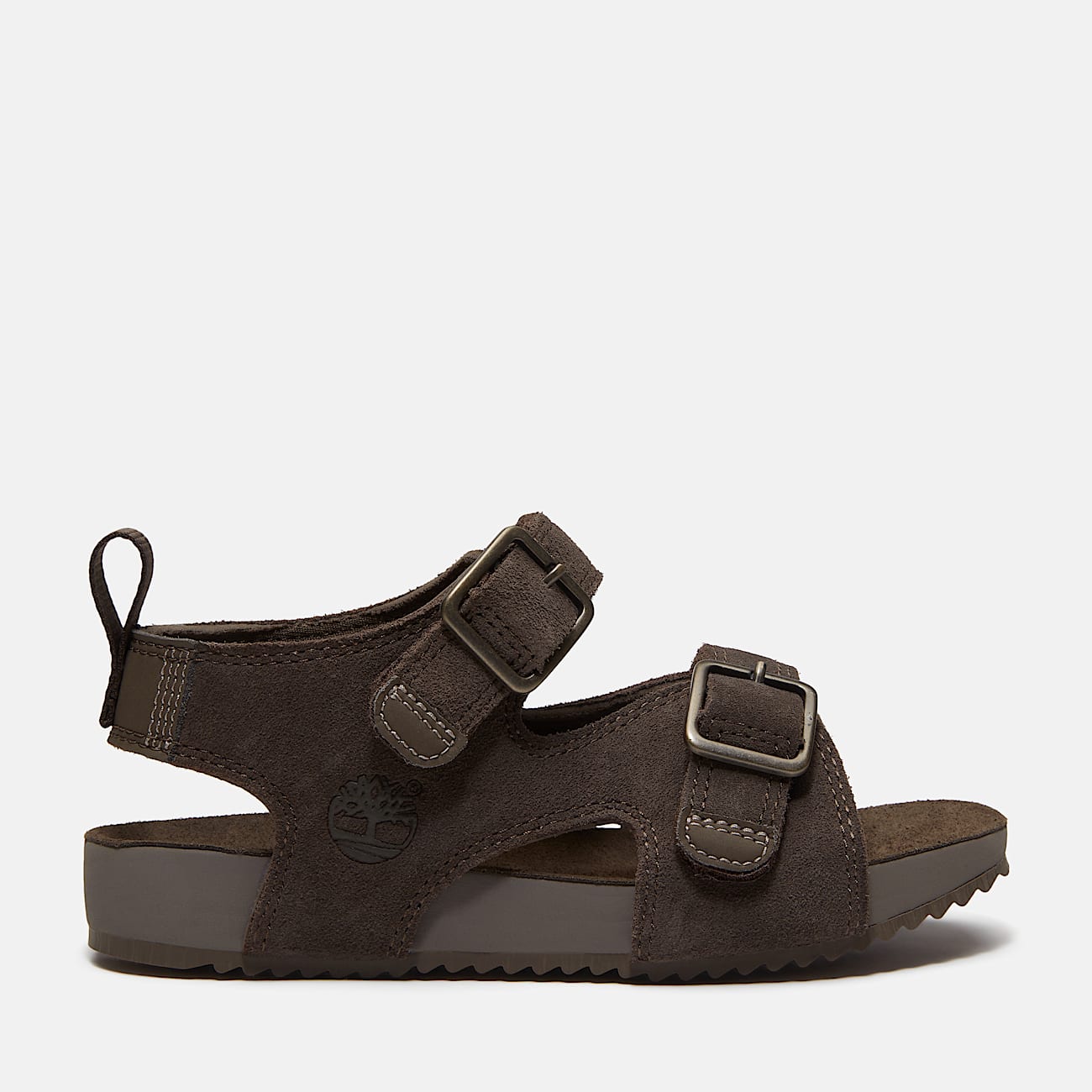 Castle Island Backstrap Sandal for Youth in Dark Grey TBL Grey HERO