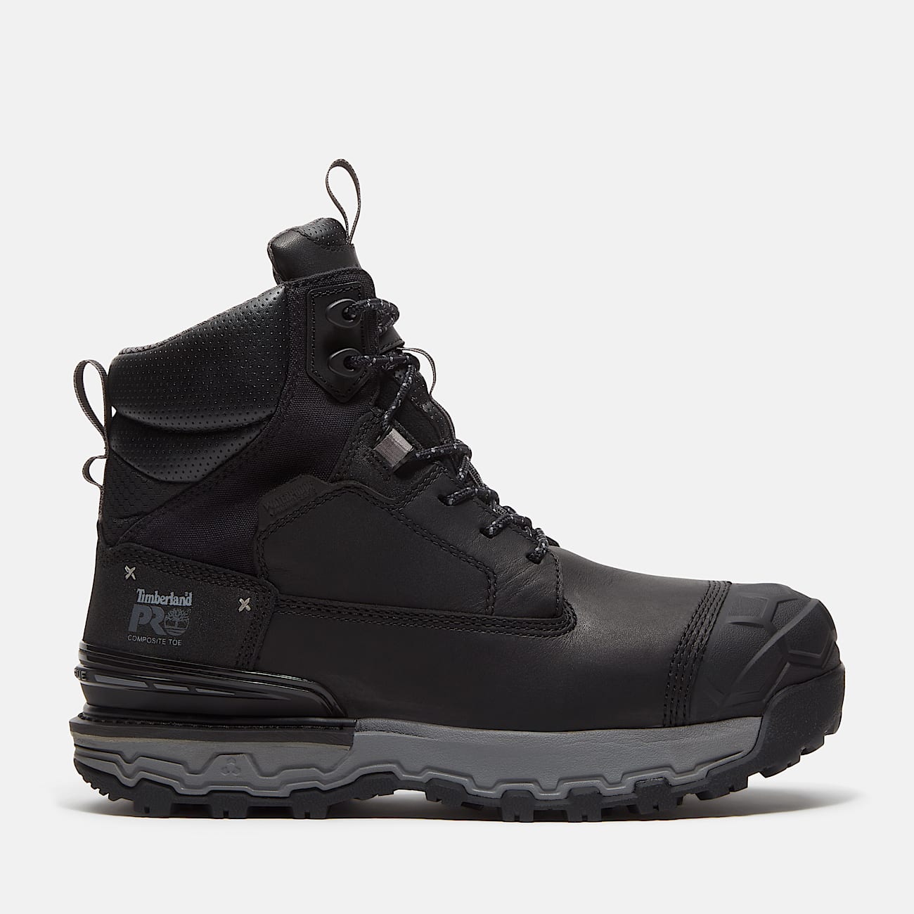 Bottine de scurit impermable et ultralgre  embout composite Boondock 6 pour homme en noir TBL noir HERO