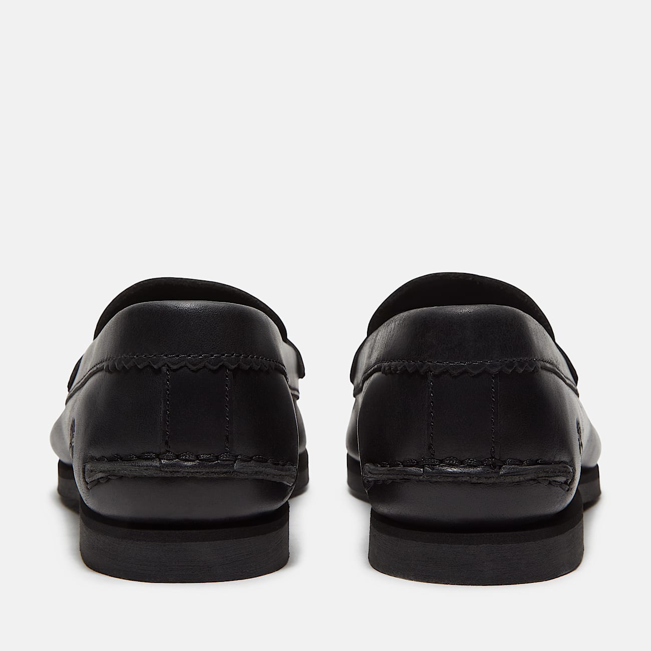 Slip-On Classic Boat Shoe for Women in Black - 5