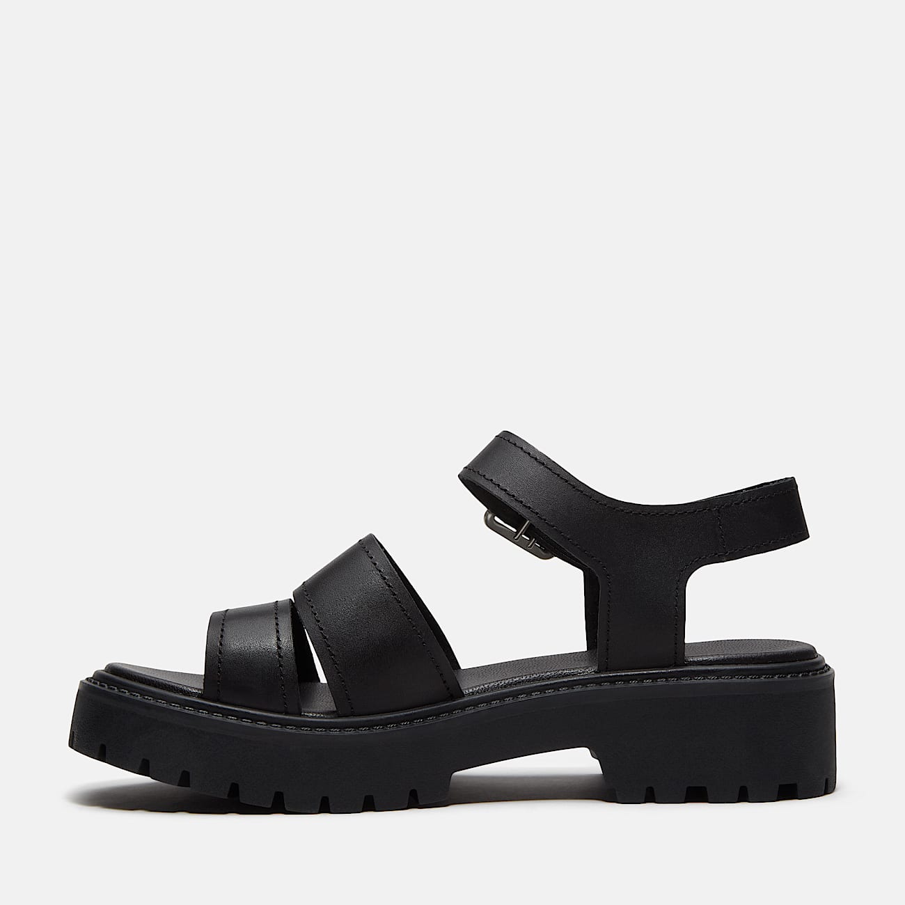 Stone Street PlateauSandale mit Fersenriemen fr Damen in Schwarz TBL Schwarz ALT6