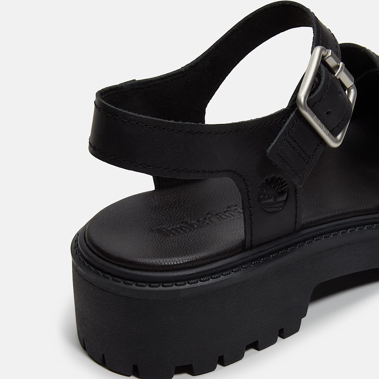 Stone Street PlateauSandale mit Fersenriemen fr Damen in Schwarz TBL Schwarz ALT8