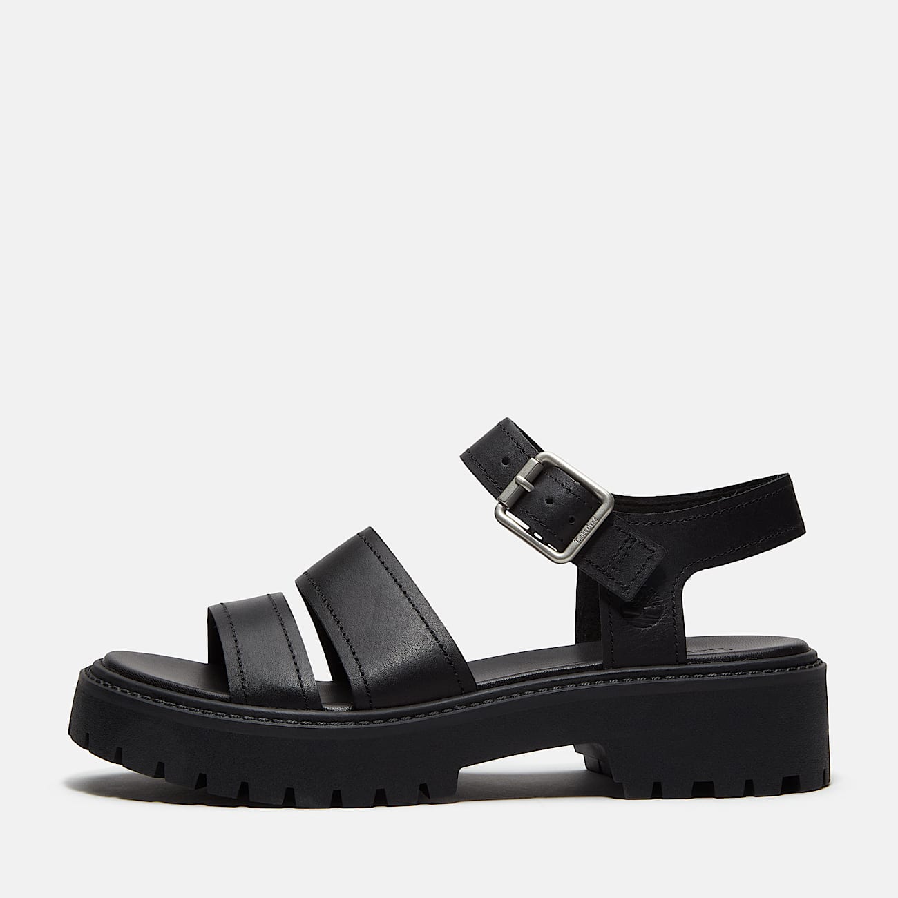 Stone Street PlateauSandale mit Fersenriemen fr Damen in Schwarz TBL Schwarz ALT9