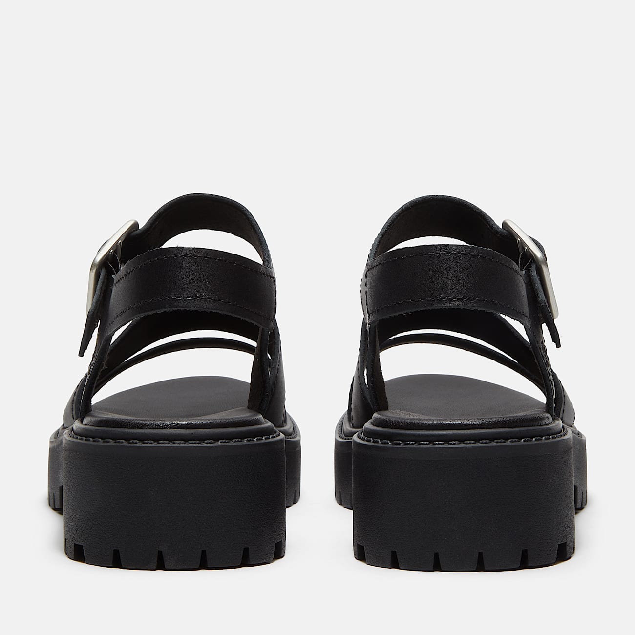 Stone Street PlateauSandale mit Fersenriemen fr Damen in Schwarz TBL Schwarz ALT5