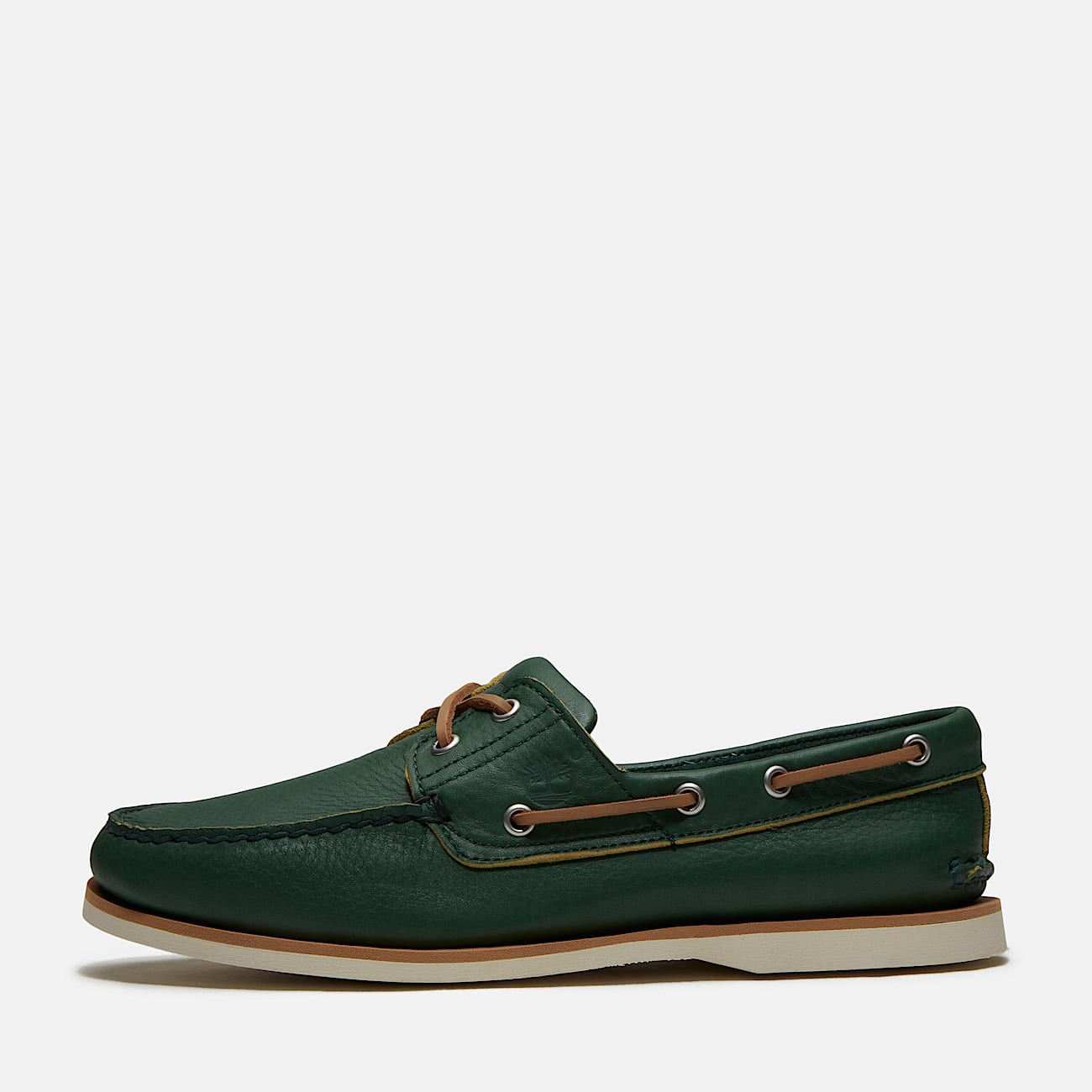 Lake House Classic 2Eye Boat Shoe for Men in Green TBL Green ALT8