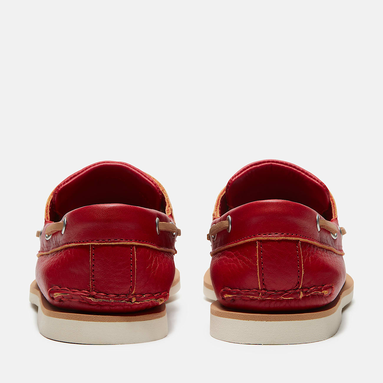 Lake House Classic 2Eye Boat Shoe for Men in Red TBL Red ALT5