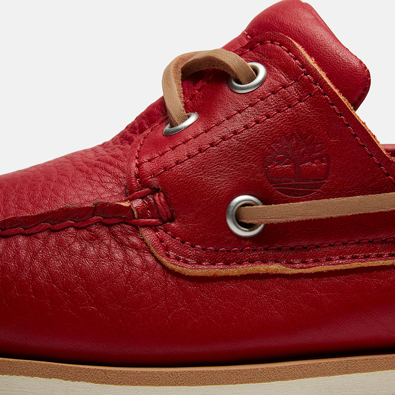 Lake House Classic 2Eye Boat Shoe for Men in Red TBL Red ALT7