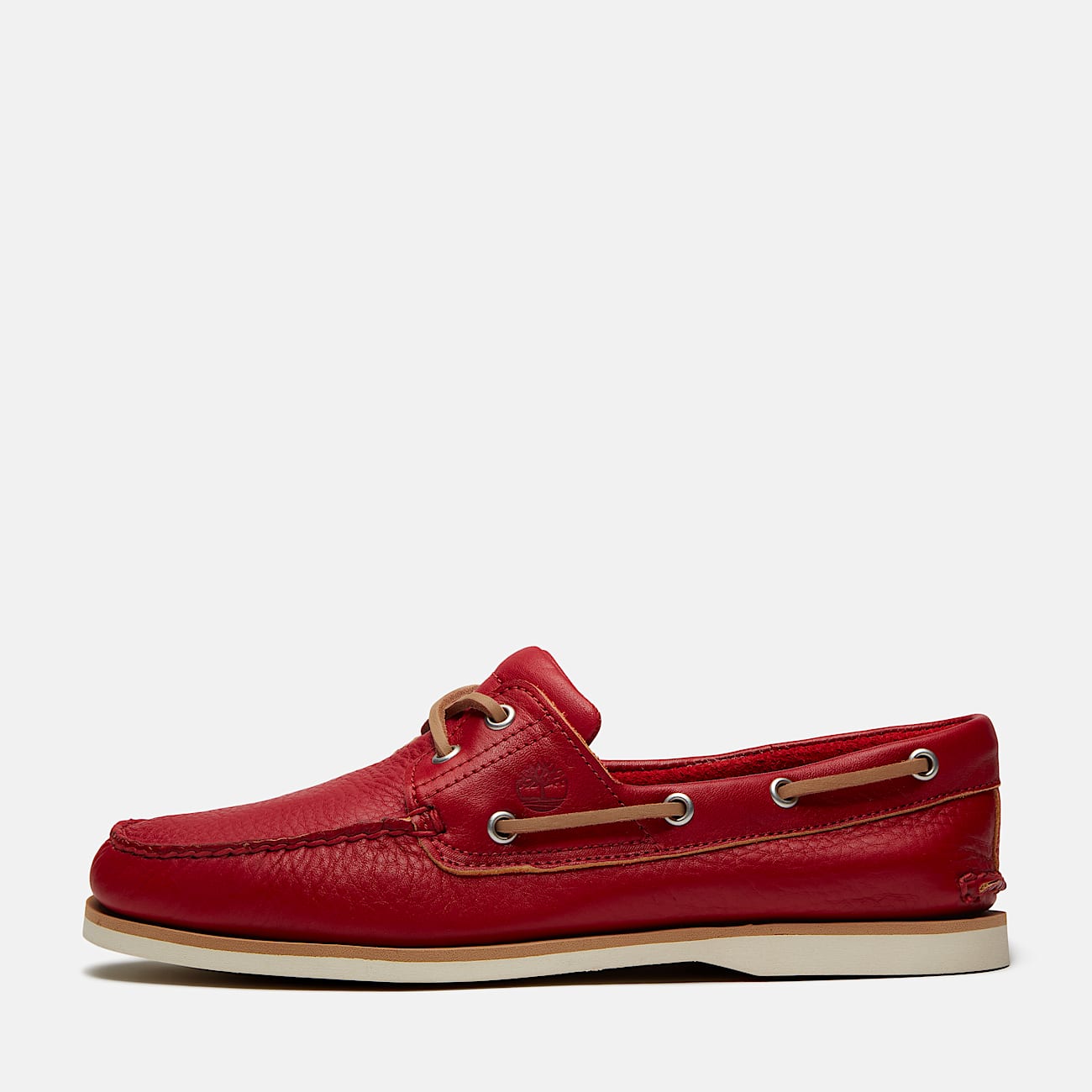 Lake House Classic 2Eye Boat Shoe for Men in Red TBL Red ALT10