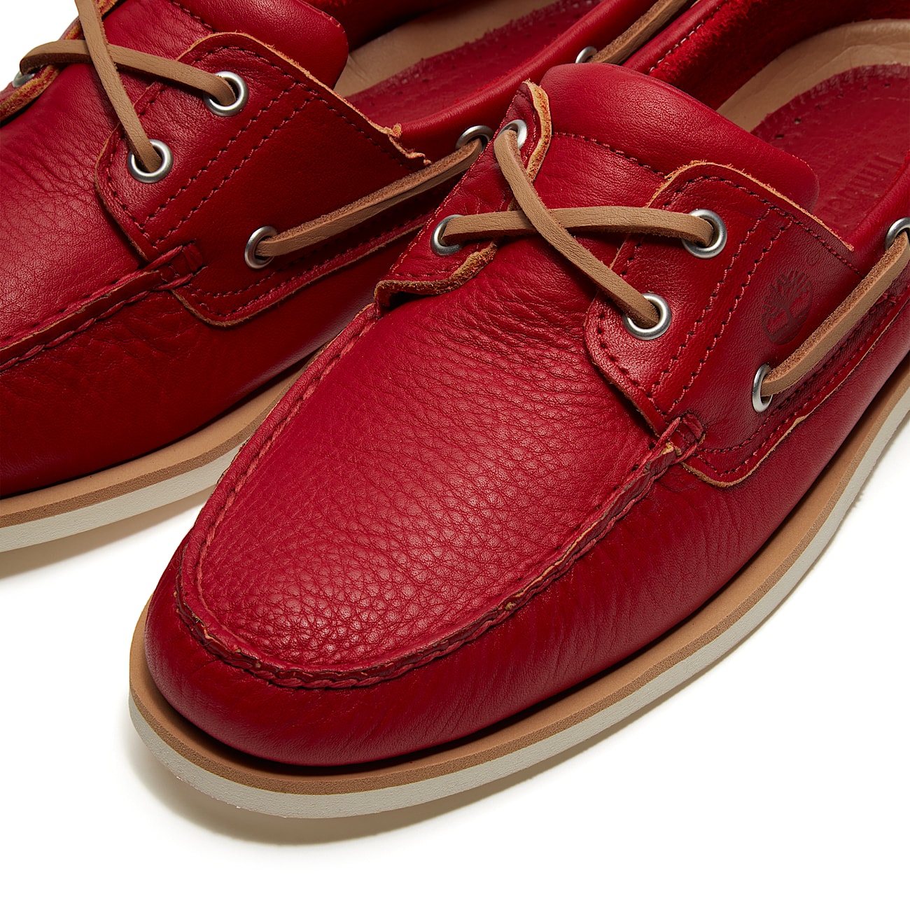 Lake House Classic 2Eye Boat Shoe for Men in Red TBL Red ALT8