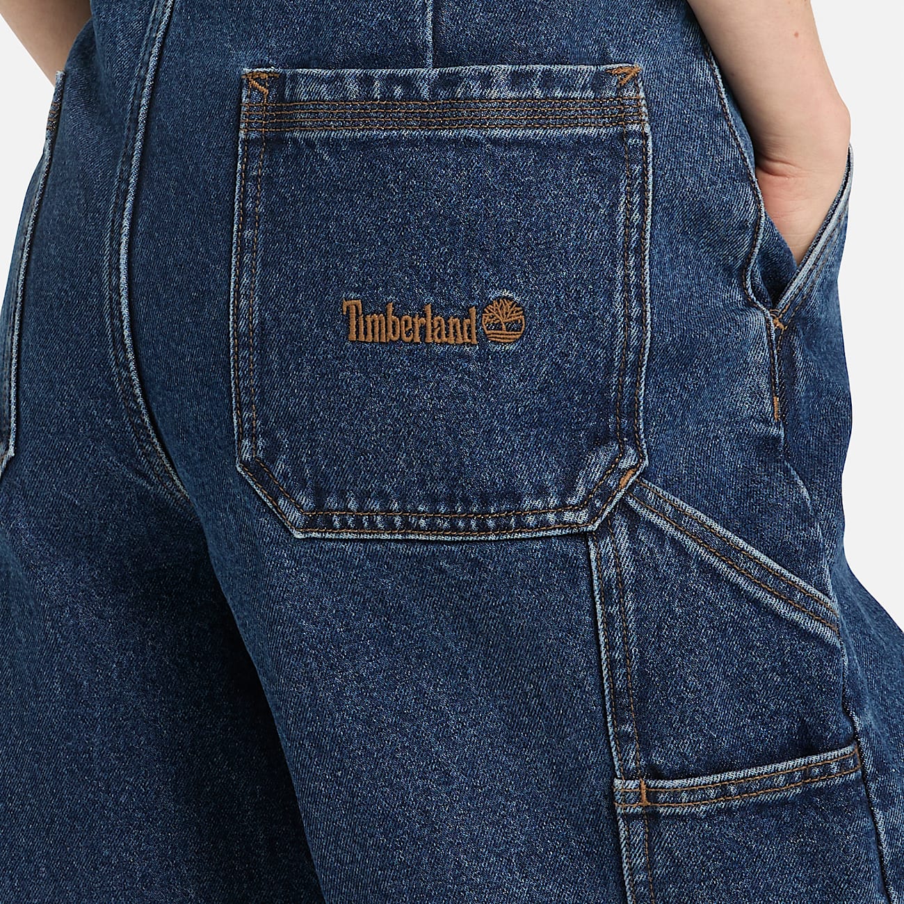 All Gender Denim Carpenter Short in Blue TBL Blue ALT4