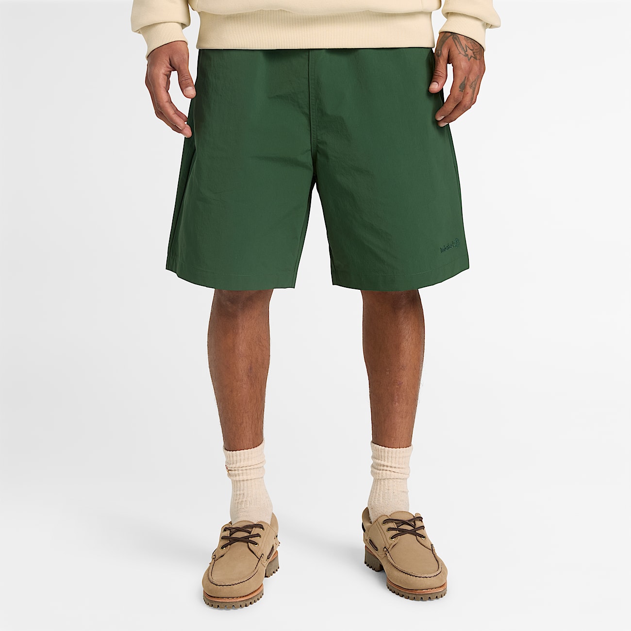All Gender Lightweight Short in Dark Green TBL Green ALT3
