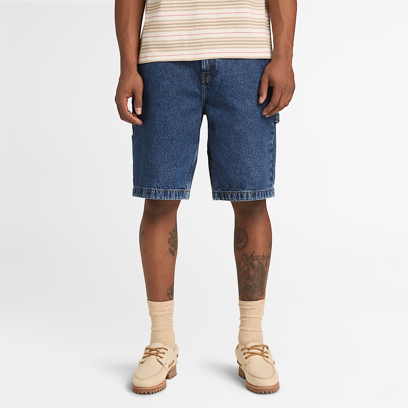 All Gender Denim Carpenter Short in Blue TBL Blue ALT3