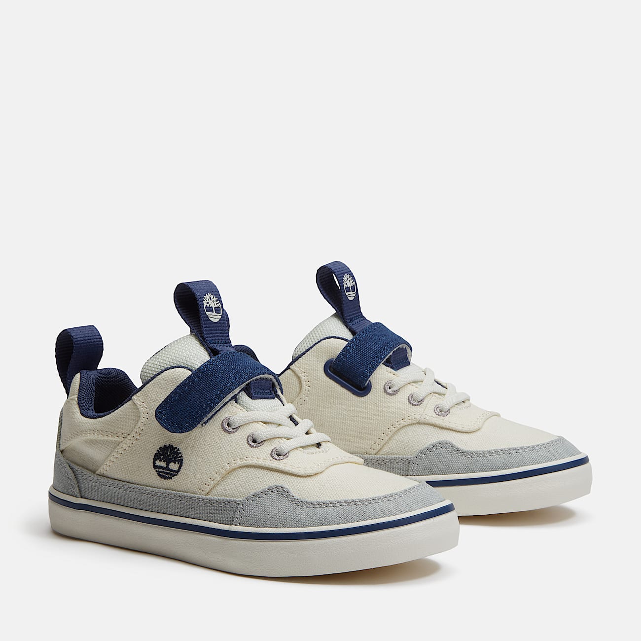 Stone Jump Sneaker mit Klettverschluss fr Junior in Beige TBL Beige ALT4