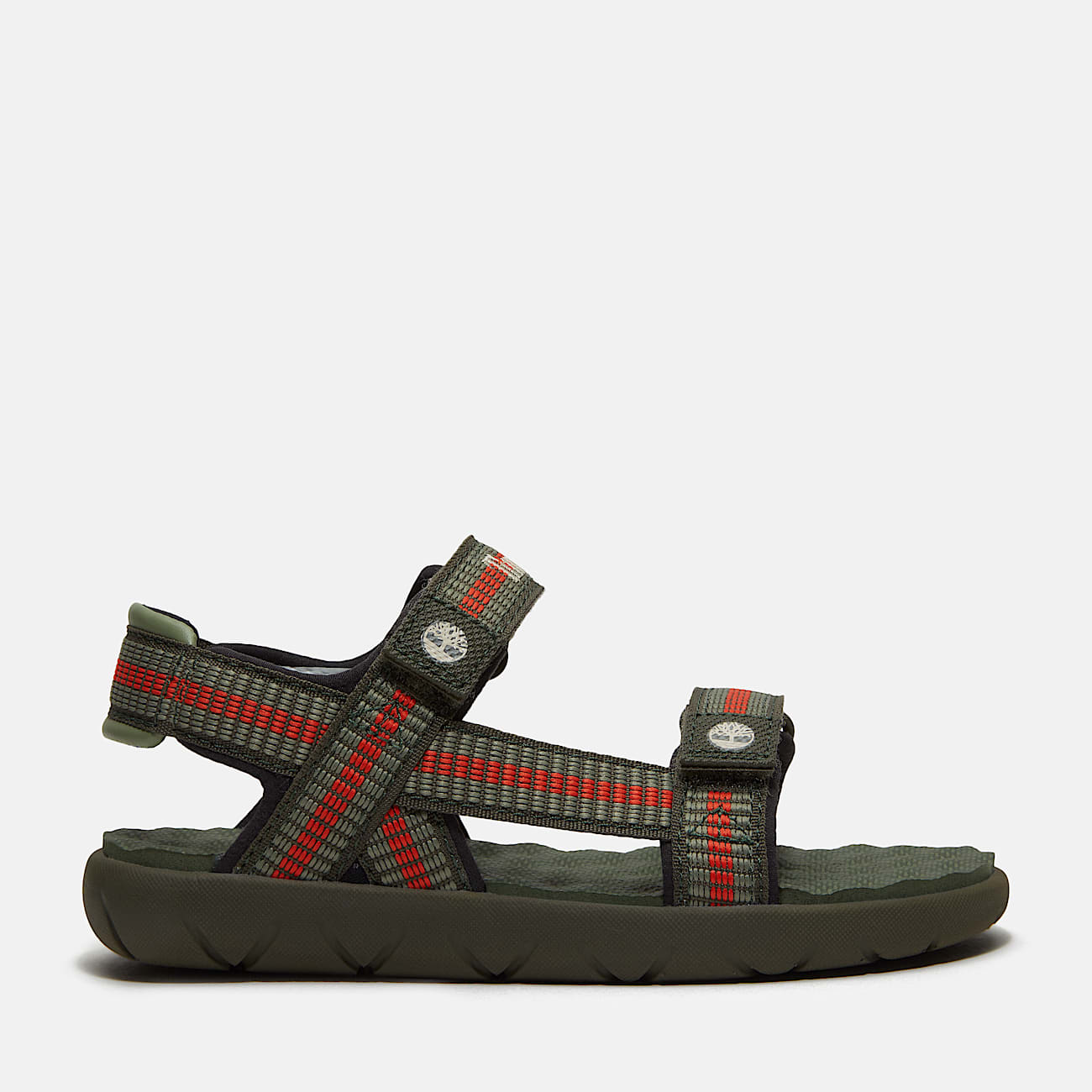 Perkins Row Backstrap Sandal for Toddler in Dark Green TBL Green HERO