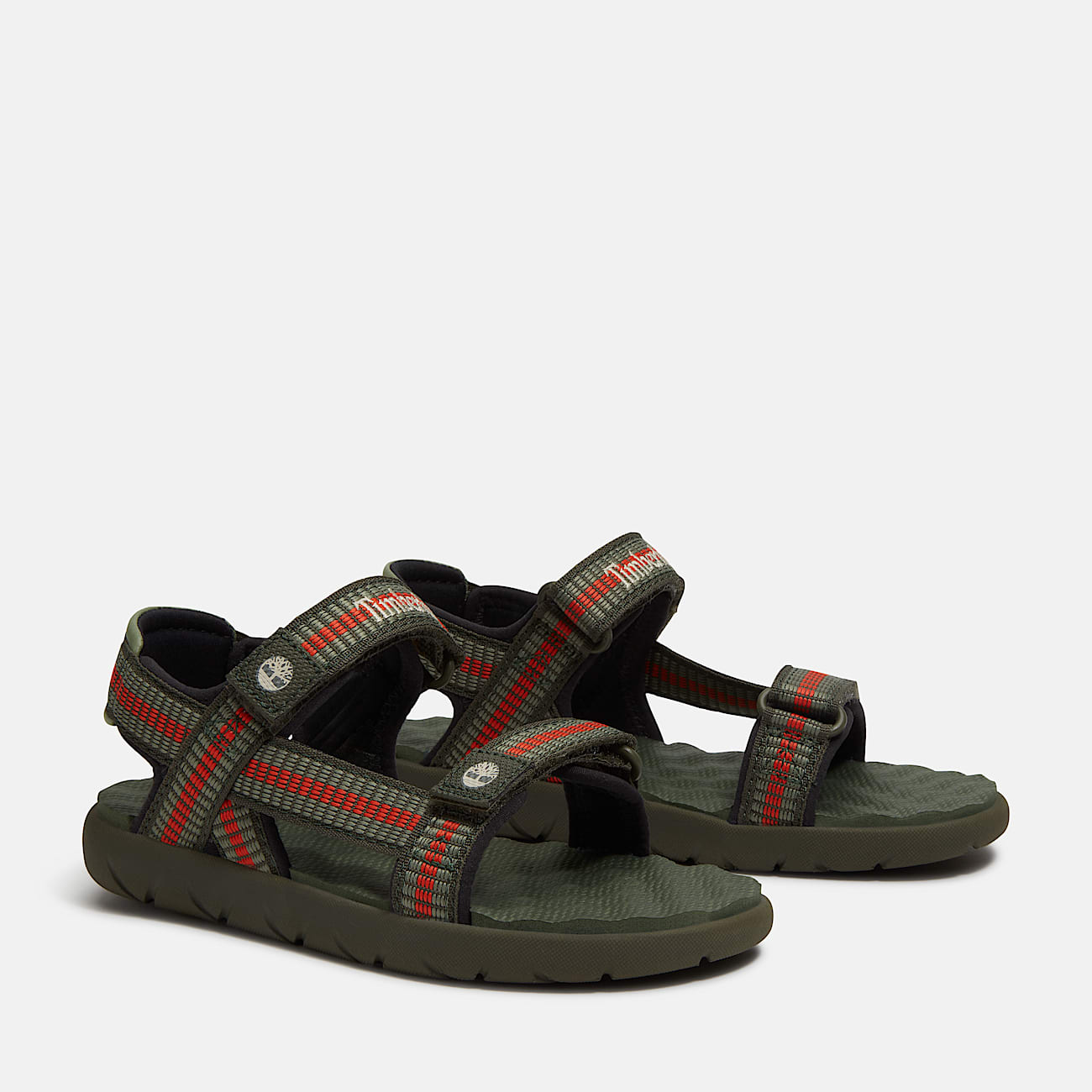 Perkins Row Backstrap Sandal for Toddler in Dark Green TBL Green ALT4