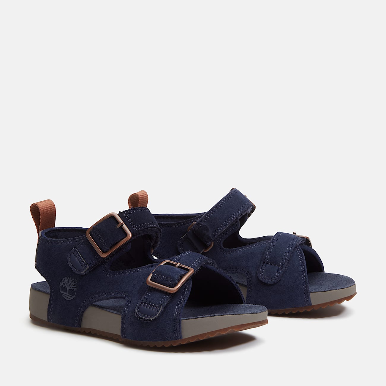 Castle Island Backstrap Sandal for Junior in Dark Blue TBL Blue ALT4