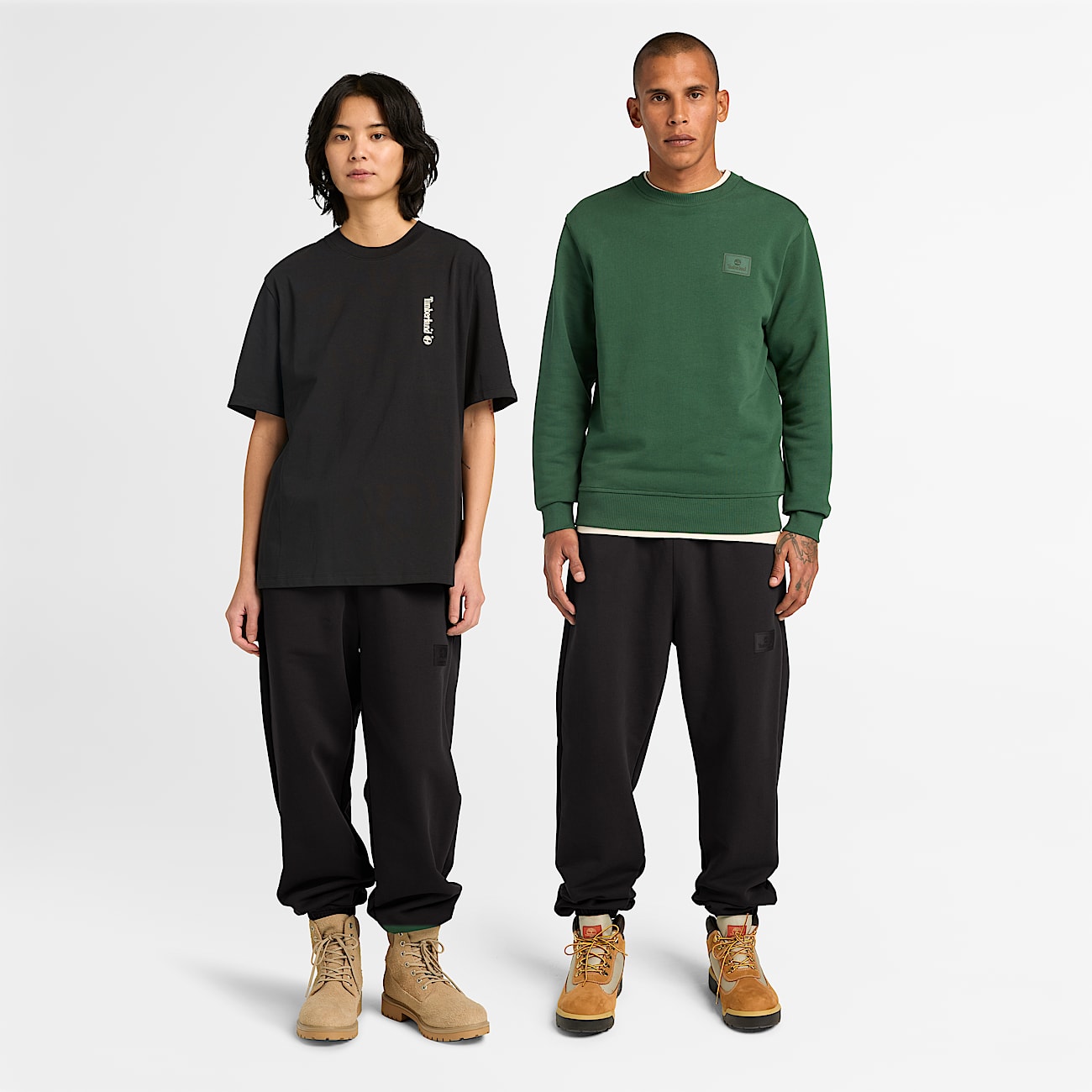 All Gender Jogginghose mit Silikonaufnher in Schwarz TBL Schwarz ALT1