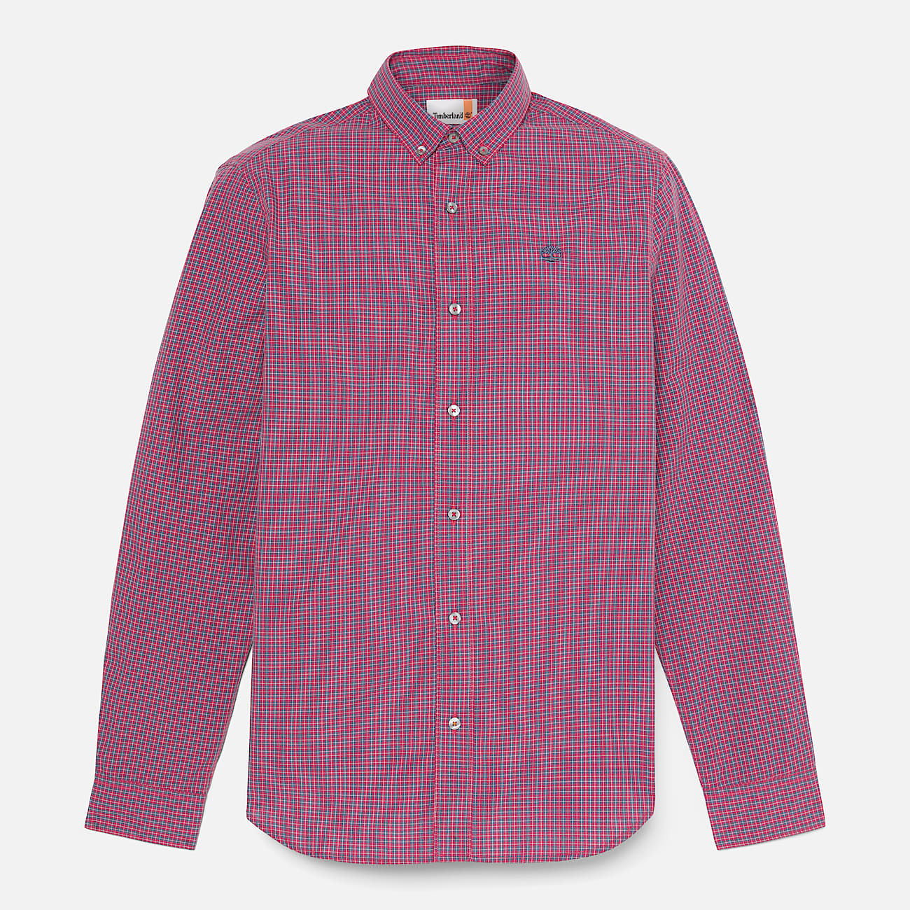 Micro Plaid PopelineHemd fr Herren in Rot TBL Rot HERO