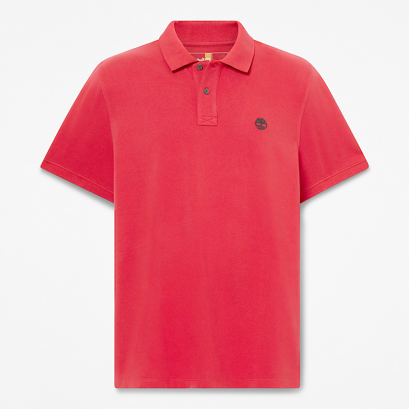 Millers River Short-Sleeve Pique Polo Shirt for Men in Red - 1