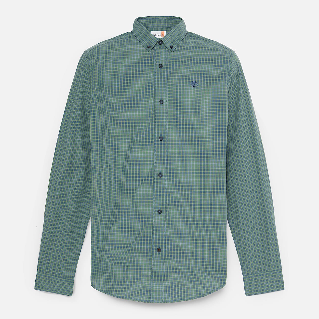 Micro Plaid PopelineHemd fr Herren in Dunkelgrn TBL Grn HERO