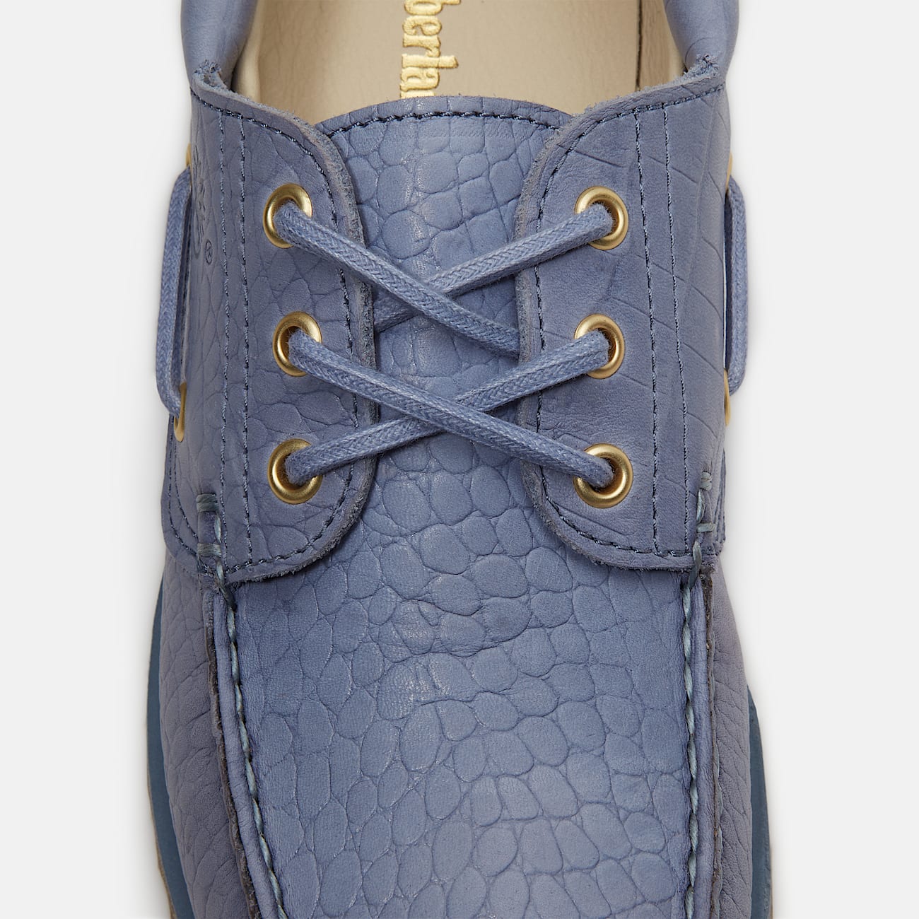 Uniseks Timberland Authentic 3Eye Lug Handgenaaide Bootschoen in blauw TBL blauw ALT7