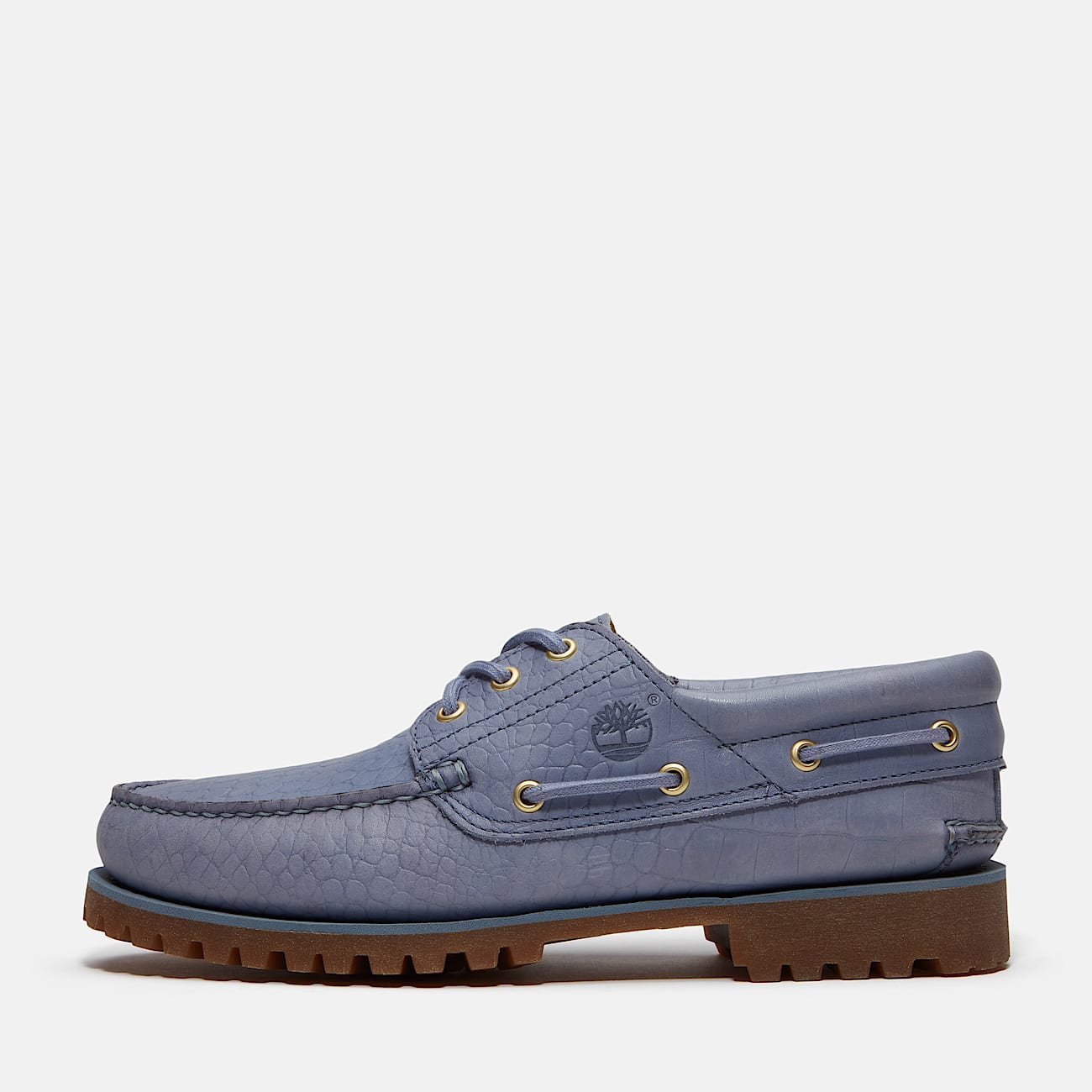 Uniseks Timberland Authentic 3Eye Lug Handgenaaide Bootschoen in blauw TBL blauw ALT10