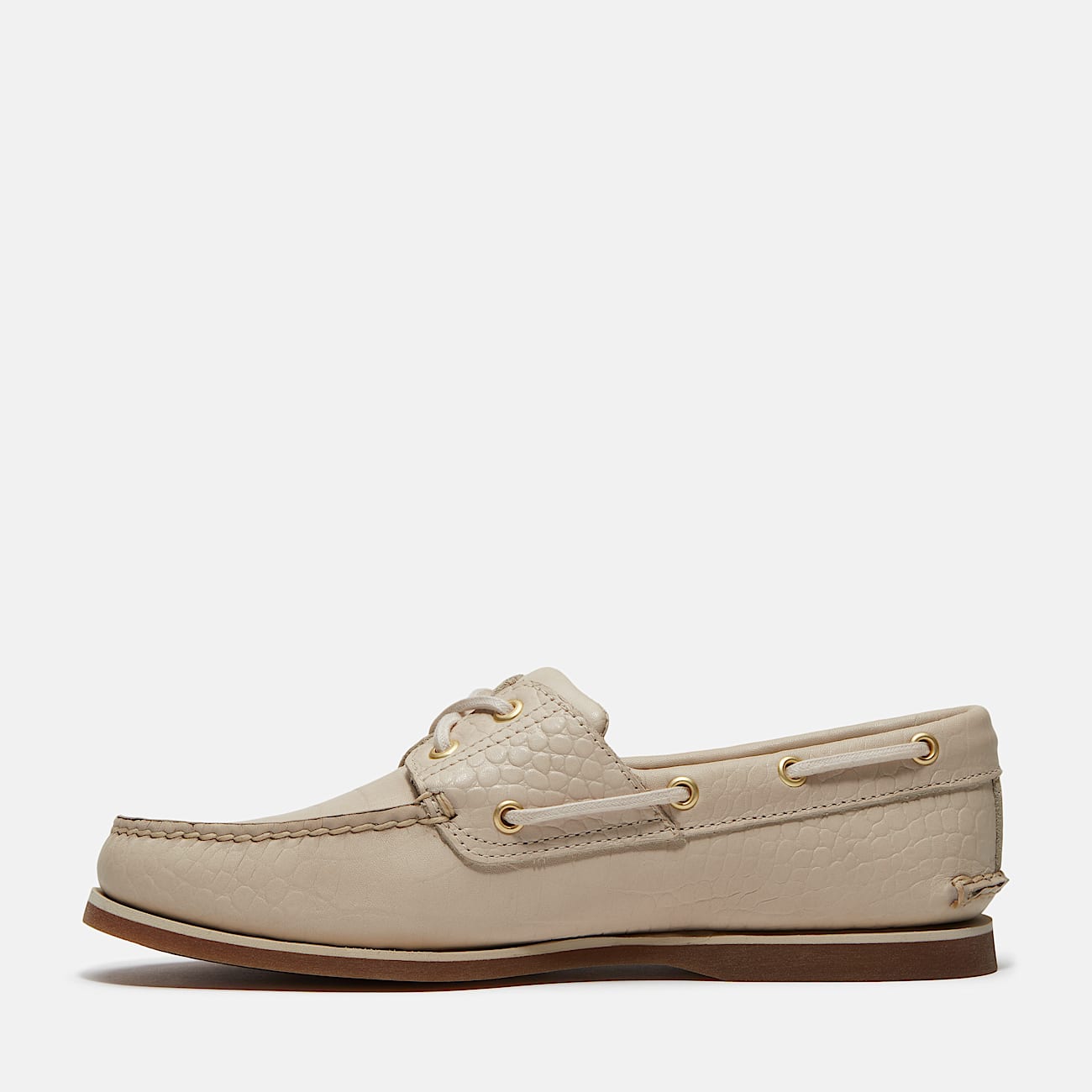 Classic 2Eye Boat Shoe for Men in Beige TBL Beige ALT6
